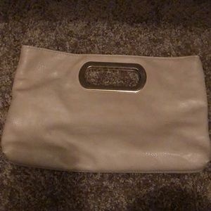 Tan clutch wallet